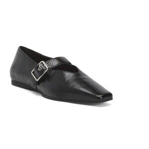 VAGABOND SHOEMAKERS Black Made In Spain Patent Leather Wioletta Flats